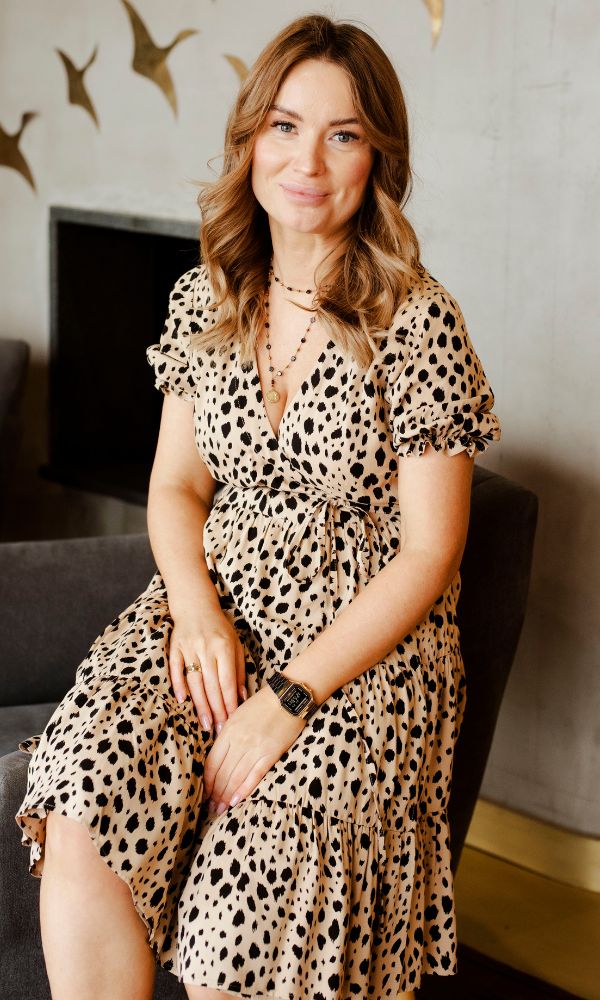 robe de grossesse légère, idéal pour les beaux jours et adaptée à l'allaitement