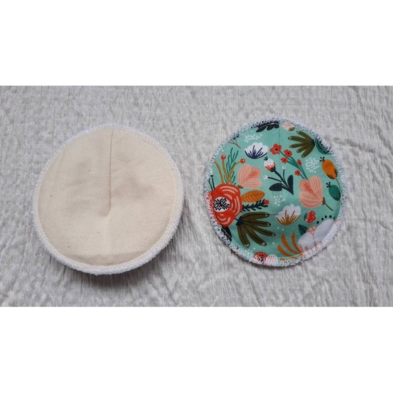 coussinets d'allaitement bio - 100% coton - fabriqué en France - fabrication artisanale - ma Graine de Cigogne