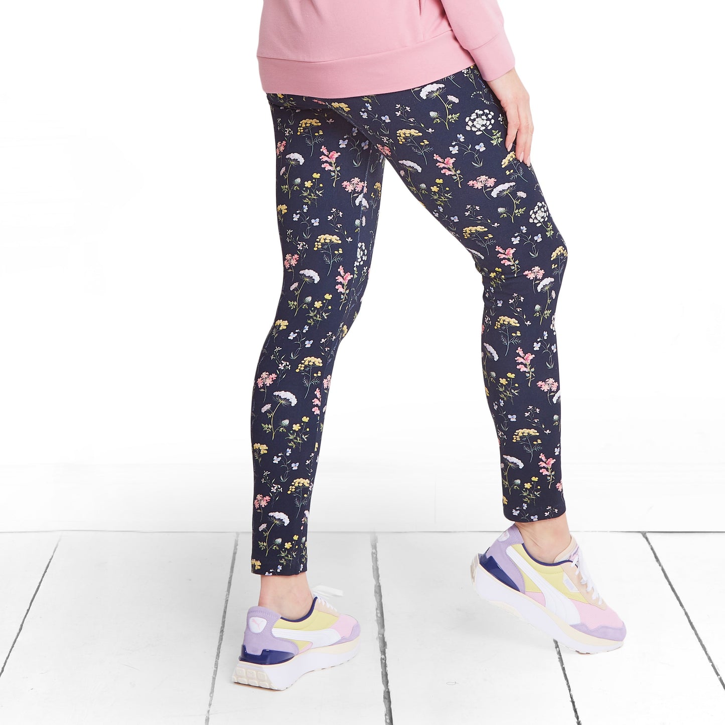 legging de maternité en coton tout doux