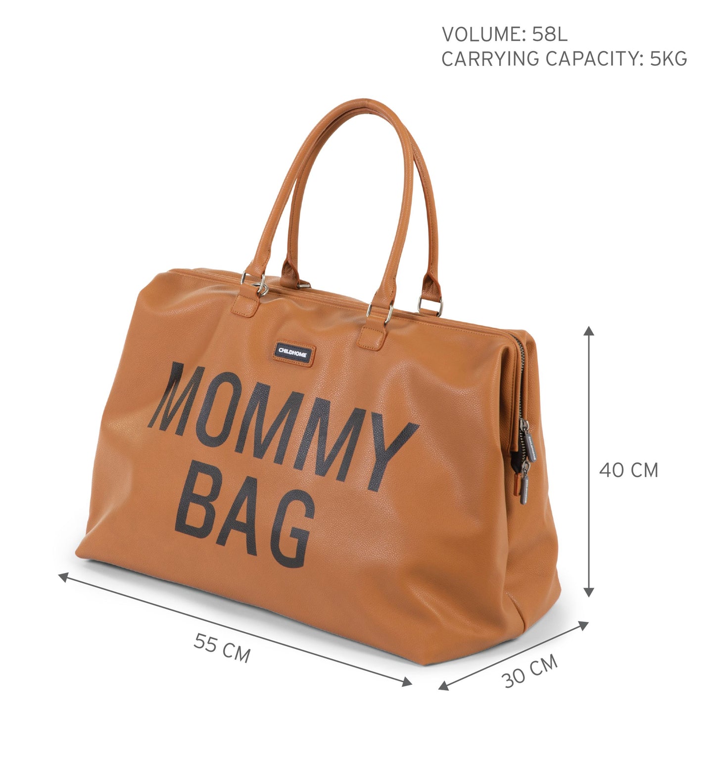 sac à langer en cuir de très haute qualité - ma Graine de Cigogne - accessoire maternité