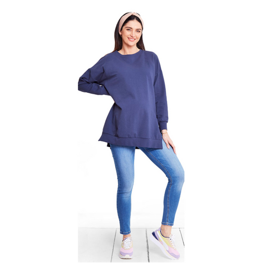 pull de grossesse ample, confortable et décontracté