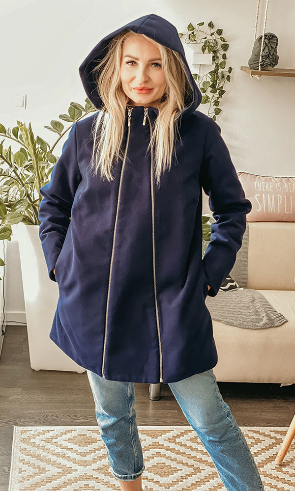manteau de grossesse de bonne qualité idéal pour maman et future maman