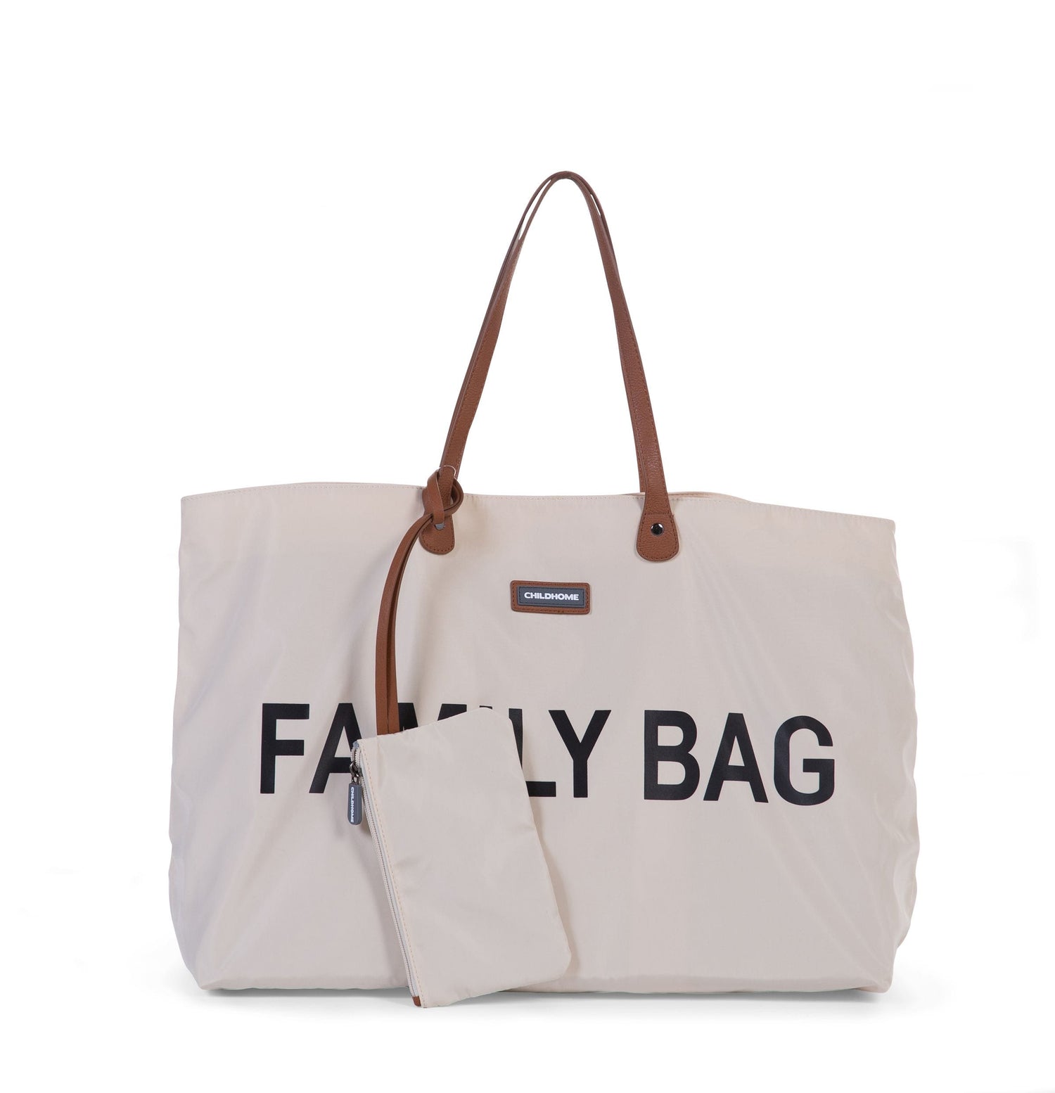 sac à langer FAMILY BAG BLANC ECRU haut de gamme - accessoire de maternité indispensable - ma Graine de Cigogne