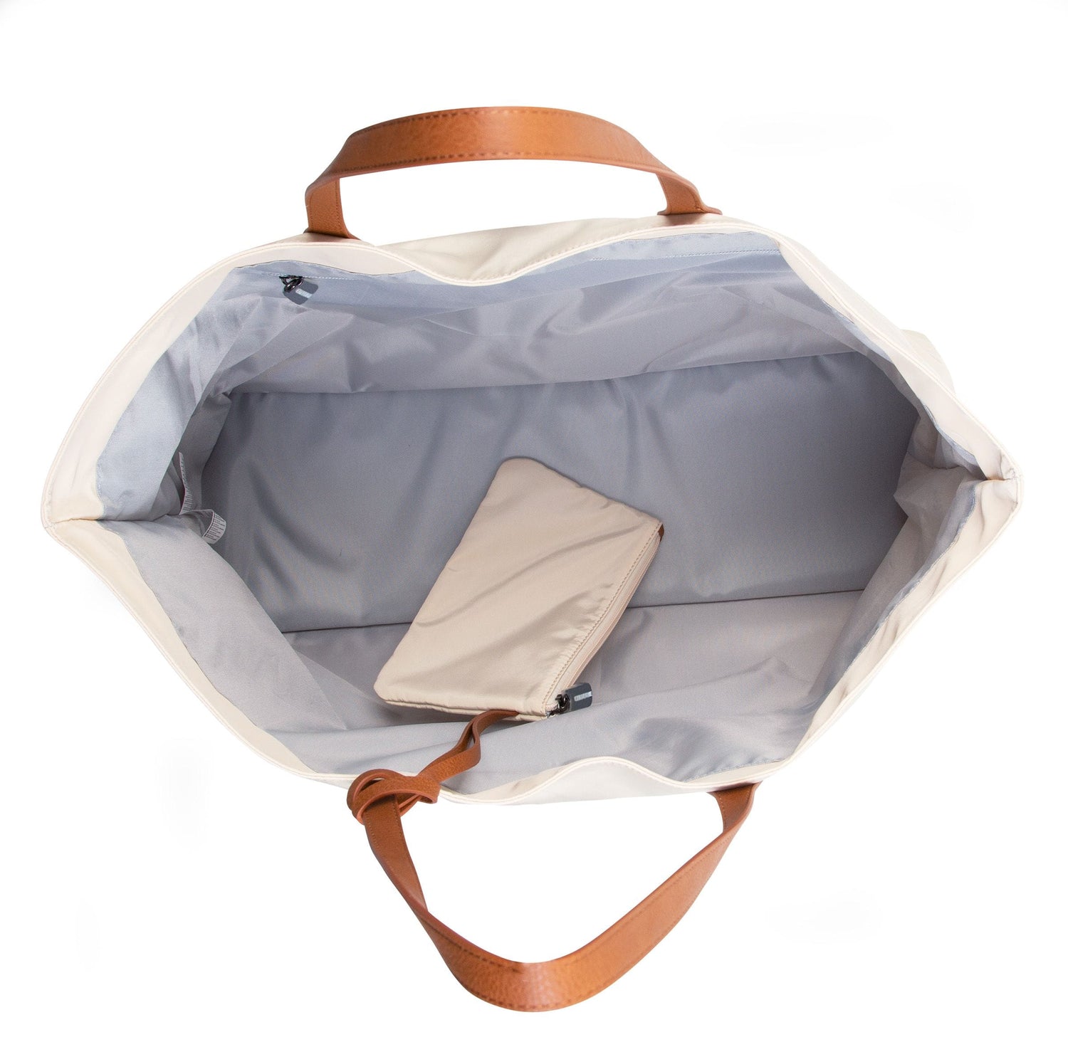 sac à langer FAMILY BAG BLANC ECRU haut de gamme - accessoire de maternité indispensable - ma Graine de Cigogne