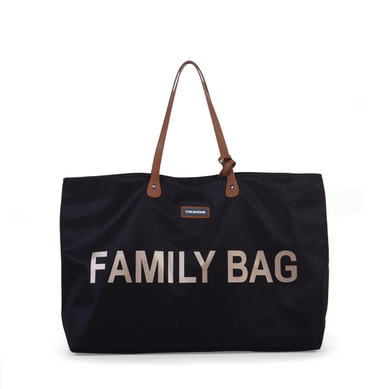 sac à langer FAMILY BAG NOIR haut de gamme - accessoire grossesse et allaitement idéal - ma Graine de Cigogne