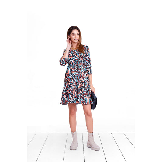 robe de grossesse et allaitement chic belle tendance imprimé fantasie