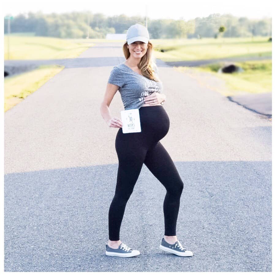 legging de grossesse de très haute qualité avec un maintien exceptionnel - couleur noire - ma Graine de Cigogne