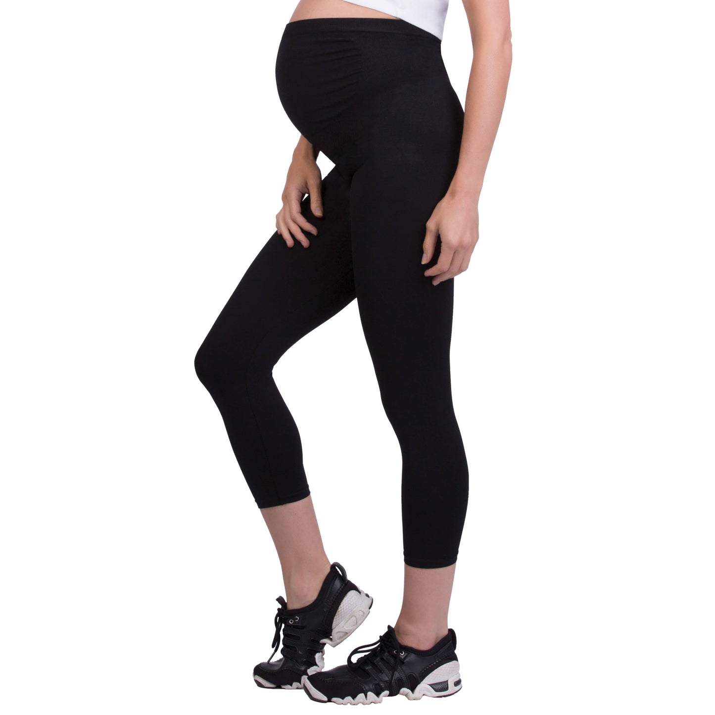 legging de grossesse haute qualité noir idéal pour la maternité - ma Graine de Cigogne