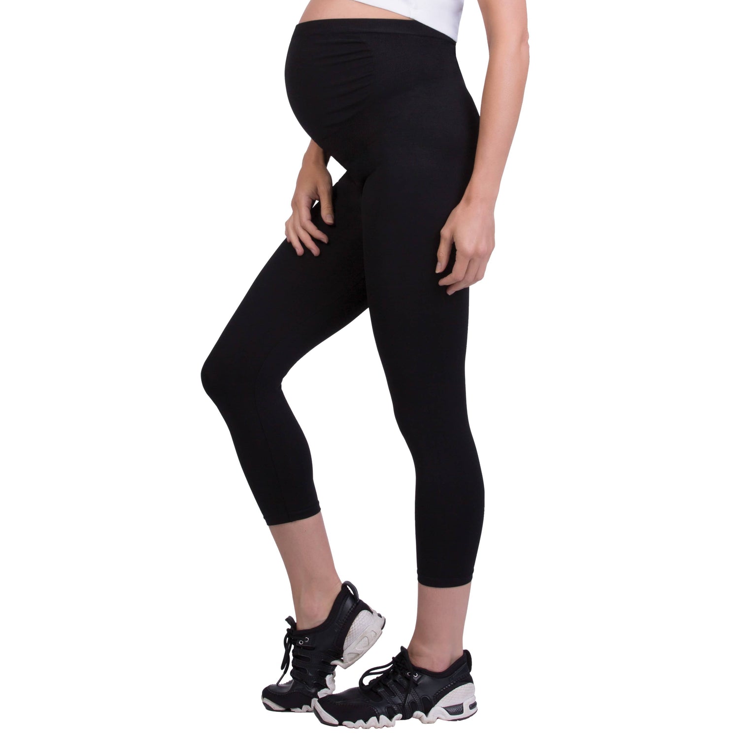 legging de grossesse haute qualité noir idéal pour la maternité - ma Graine de Cigogne