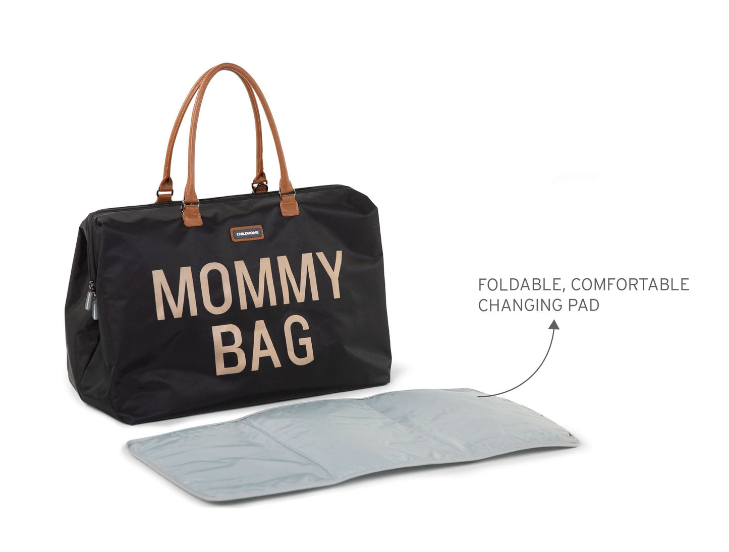 sac à langer de très haute qualité MOMMY BAG NOIR OR- accessoire de maternité parfait - ma Graine de Cigogne