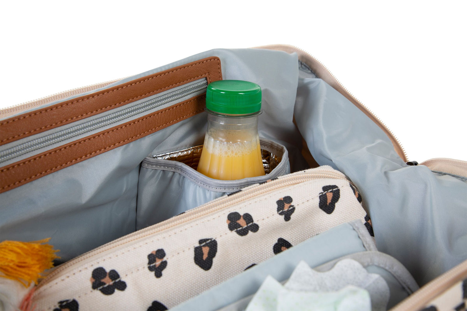 intérieur sac à langer MOMMY BAG LEOPARD - haute qualité - ma Graine de Cigogne