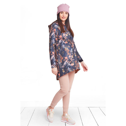 parka de grossesse et post grossesse motif floral