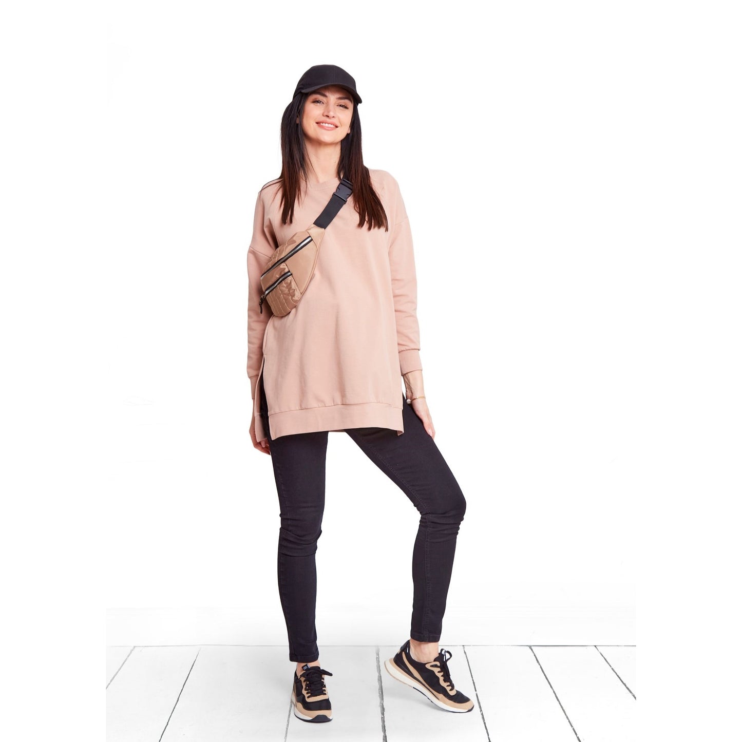 pull de grossesse ample, confortable et décontracté
