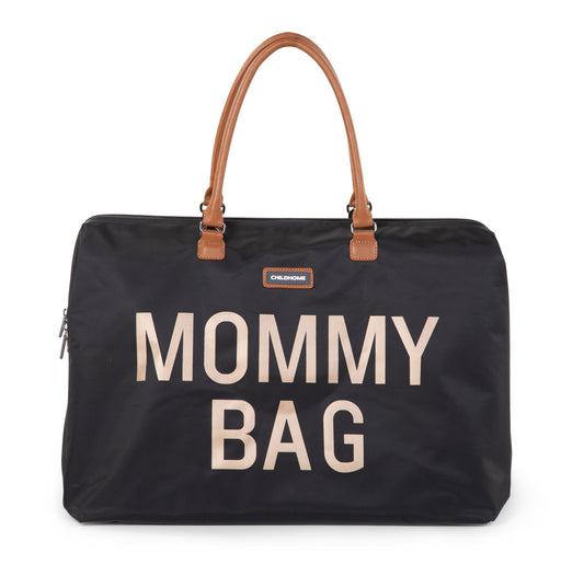 sac à langer de très haute qualité MOMMY BAG NOIR OR- accessoire de maternité parfait - ma Graine de Cigogne