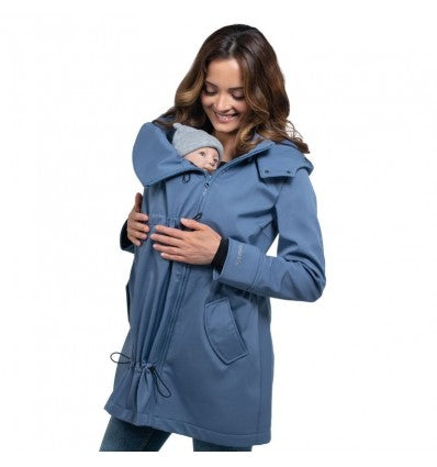 blouson de grossesse et post grossesse en bleu clair confortable 