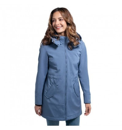blouson de grossesse et post grossesse en bleu clair confortable 