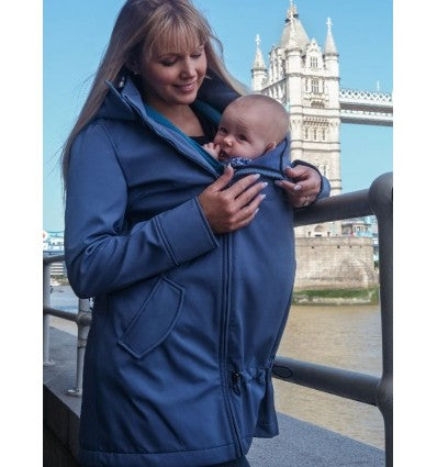 blouson de grossesse et post grossesse en bleu clair confortable 