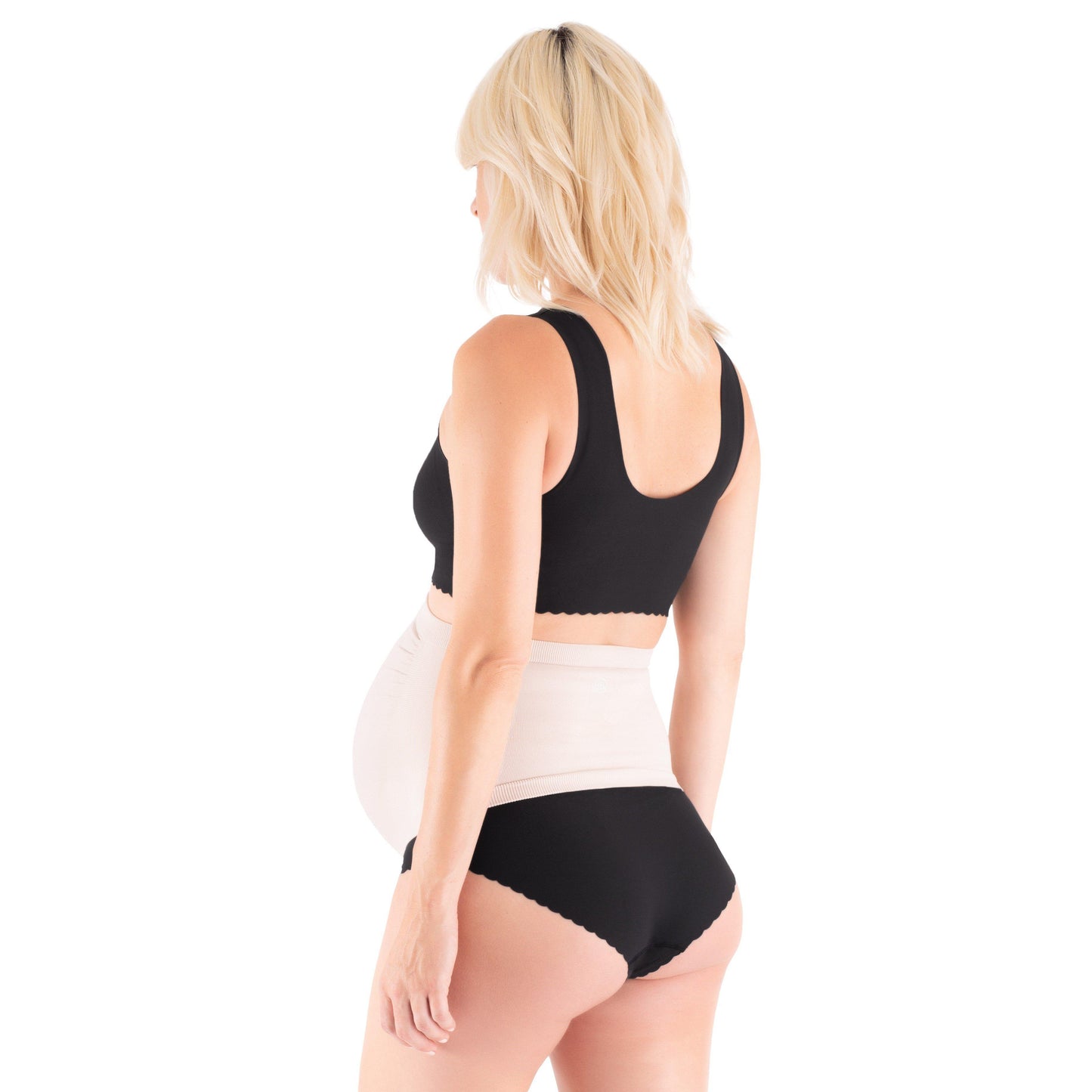 bandeau de grossesse noir- accessoire de maternité - ma Graine de Cigogne