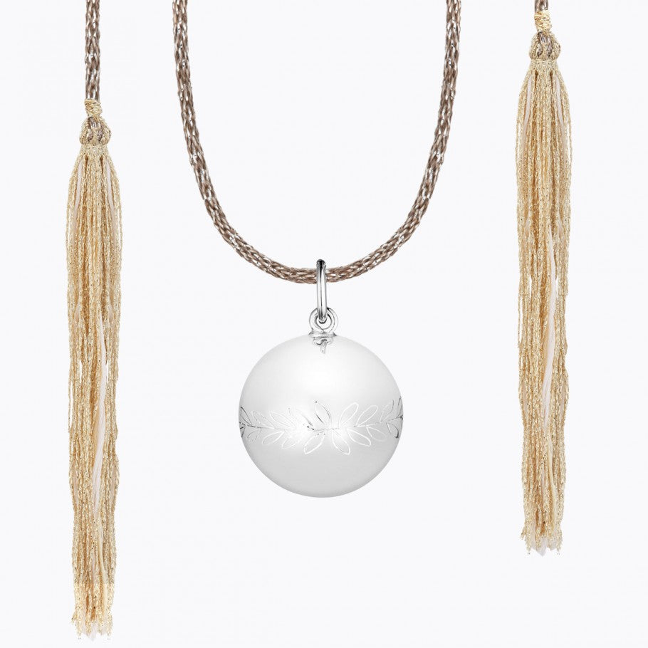 bola de grossesse Olympia  - argent - haute qualité made in France - ma Graine de Cigogne