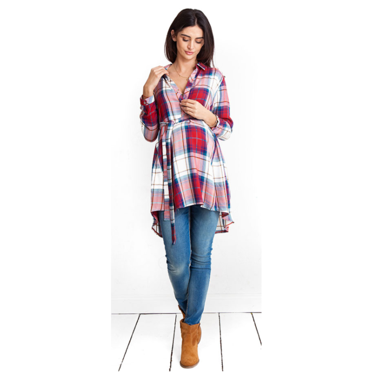 chemise lingue de grossesse parfaite pour la maternité et allaiter