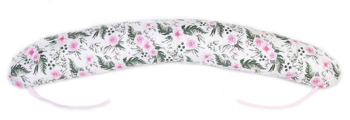 maternité - grossesse - coussin d'allaitement gris - 100% coton - coussin d'allaitement haut de gamme - ma Graine de Cigogne