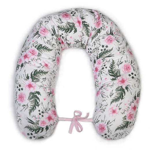 maternité - grossesse - coussin d'allaitement gris - 100% coton - coussin d'allaitement haut de gamme - ma Graine de Cigogne
