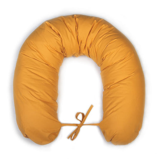 maternité - grossesse - coussin d'allaitement gris - 100% coton - coussin d'allaitement haut de gamme - ma Graine de Cigogne