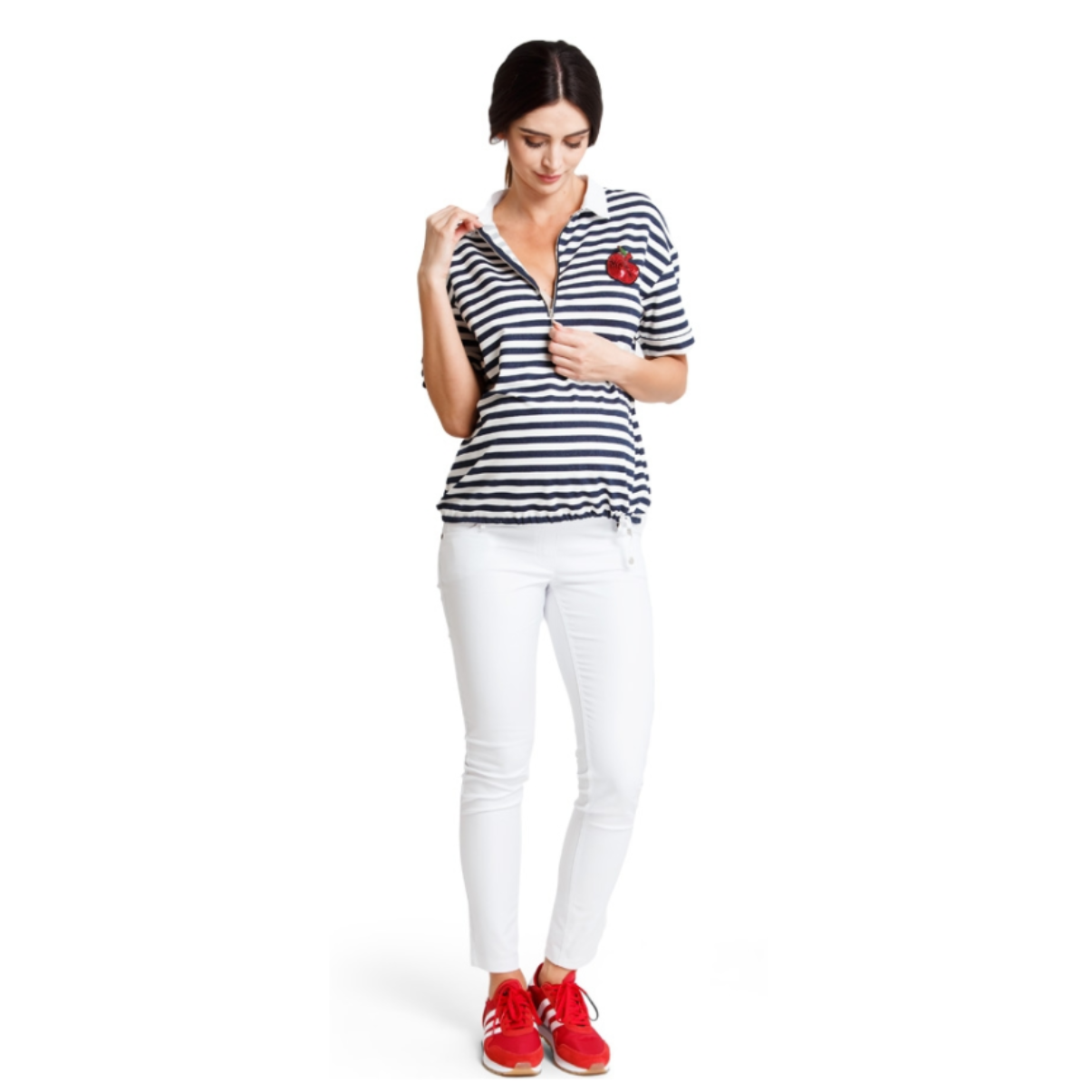 haut de grossesse style marinière chic et tendance pour une maternité stylée