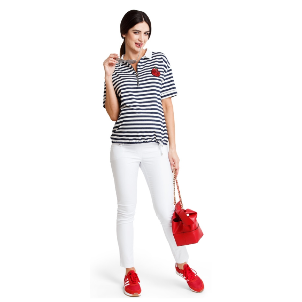 haut de grossesse style marinière chic et tendance pour une maternité stylée