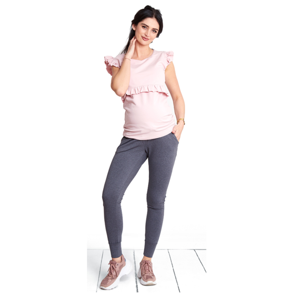 jogging de grossesse parfait pour un style décontracté et sportif