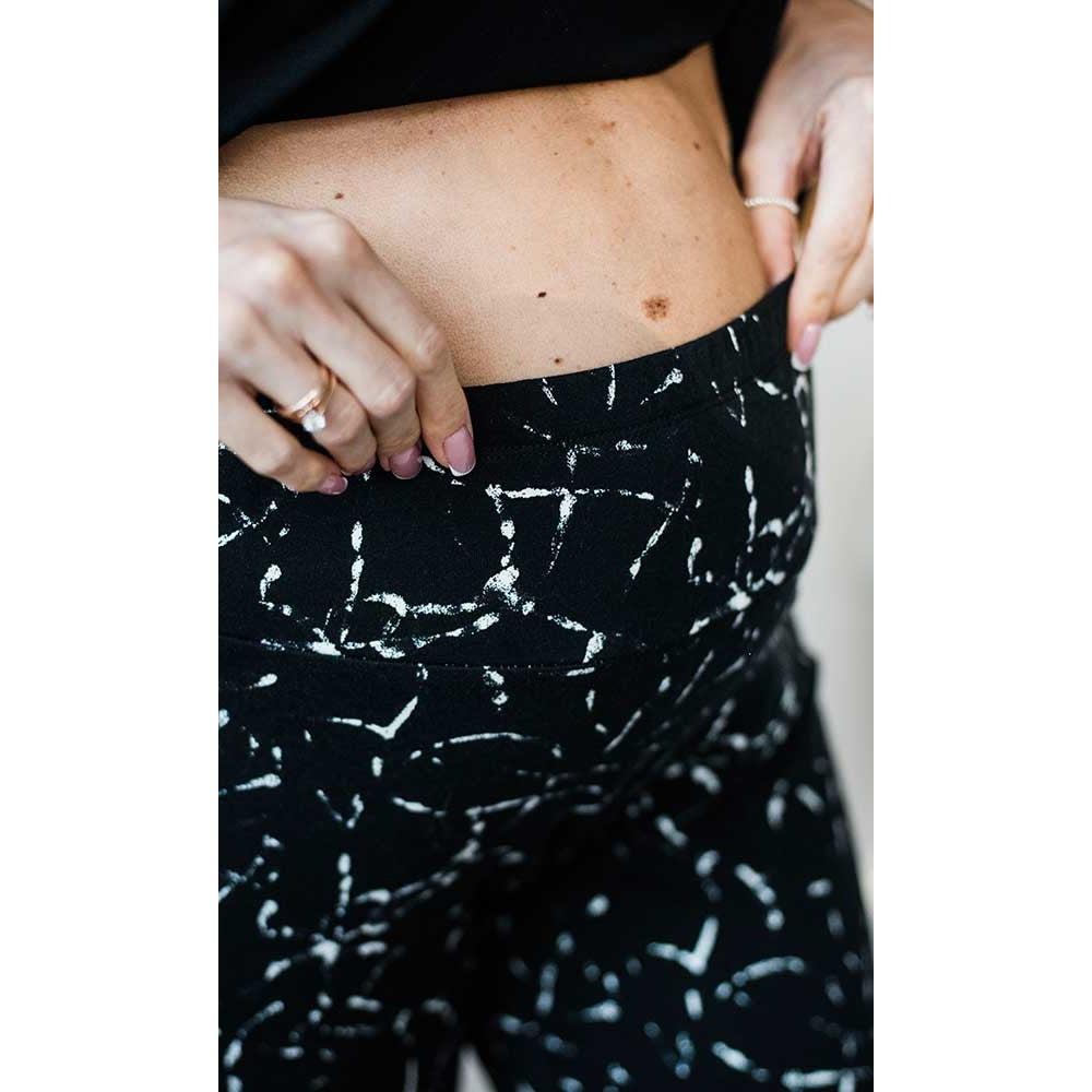 legging de grossesse confortable noir
