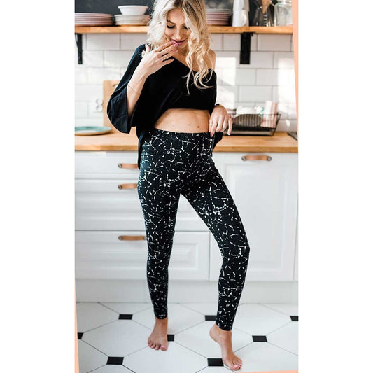 legging de grossesse confortable noir