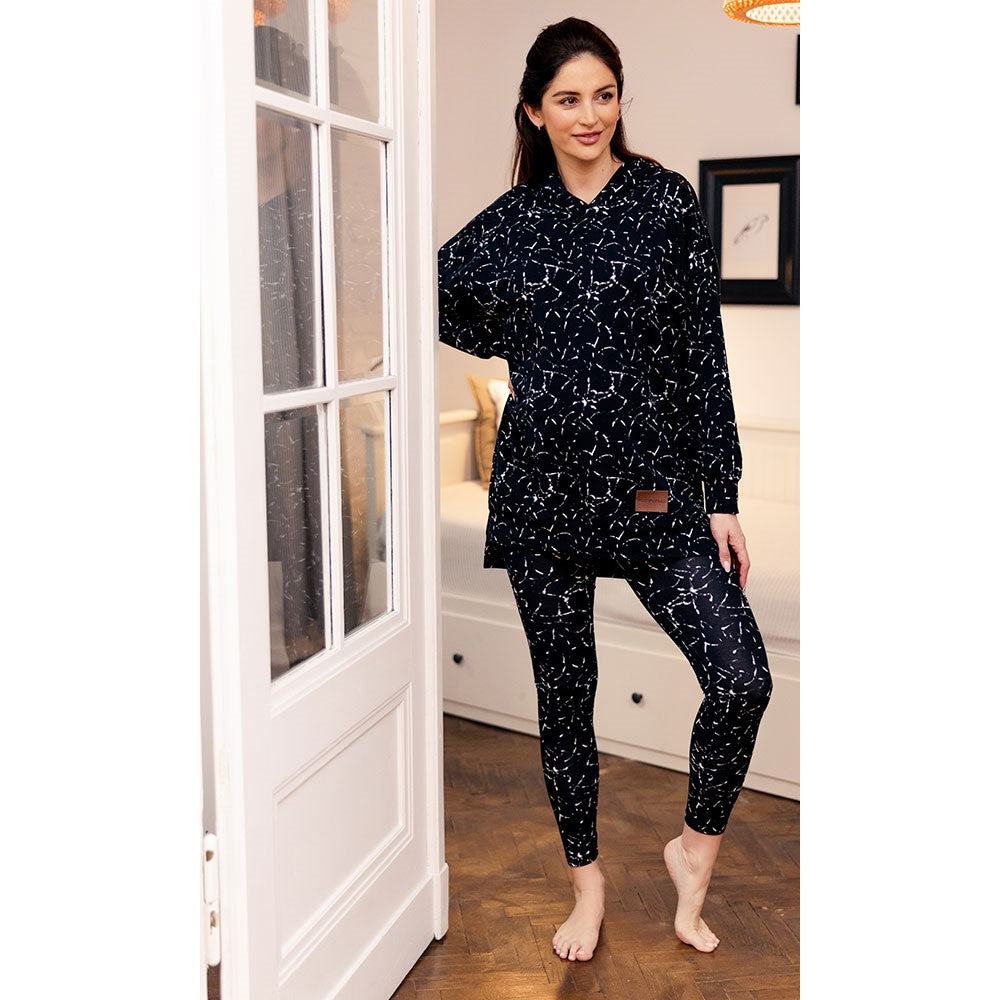 legging de grossesse confortable noir