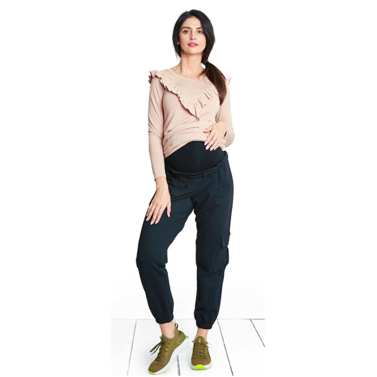 pantalon de grossesse pour un style tendance urbain