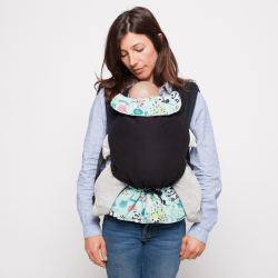 Porte-bébé physiologique PANDA 100% coton bio