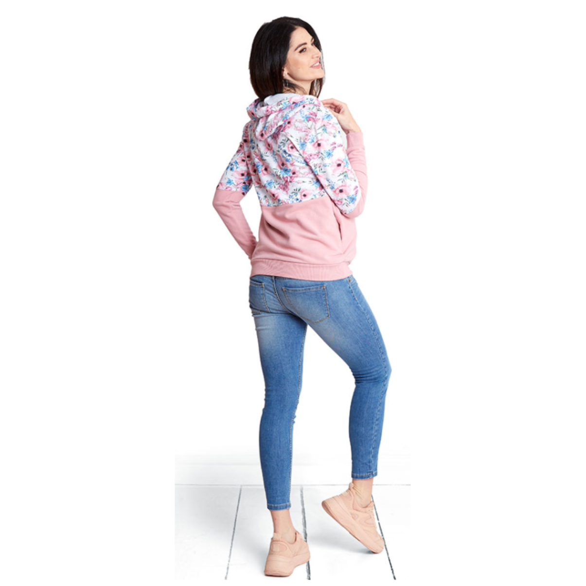 Pull de grossesse GARDEN PINK