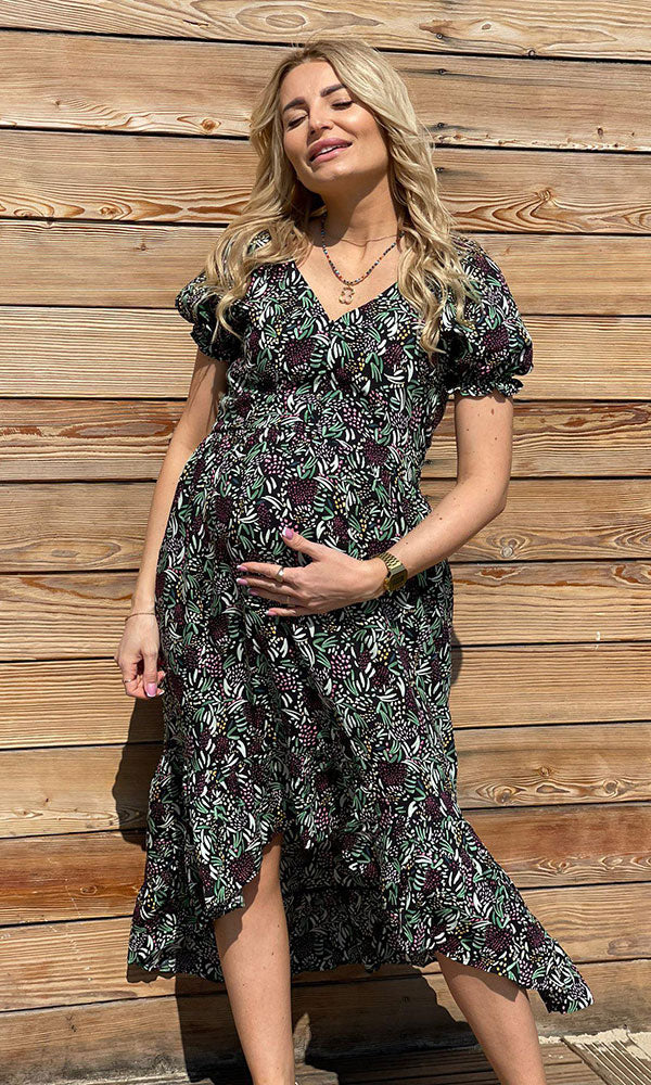 robe de grossesse légère, idéal pour les beaux jours et adaptée à l'allaitement