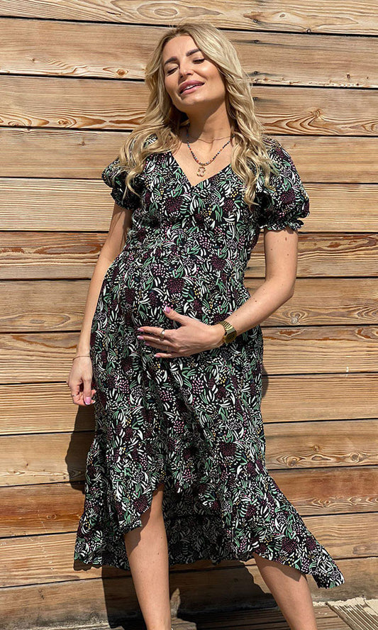 robe de grossesse légère, idéal pour les beaux jours et adaptée à l'allaitement