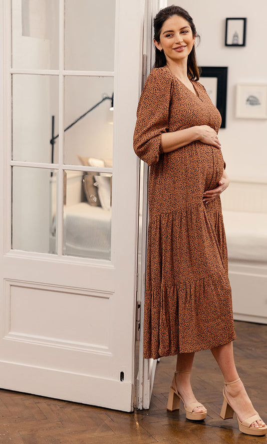 robe de grossesse style bohème confortable et adaptée à l'allaitement