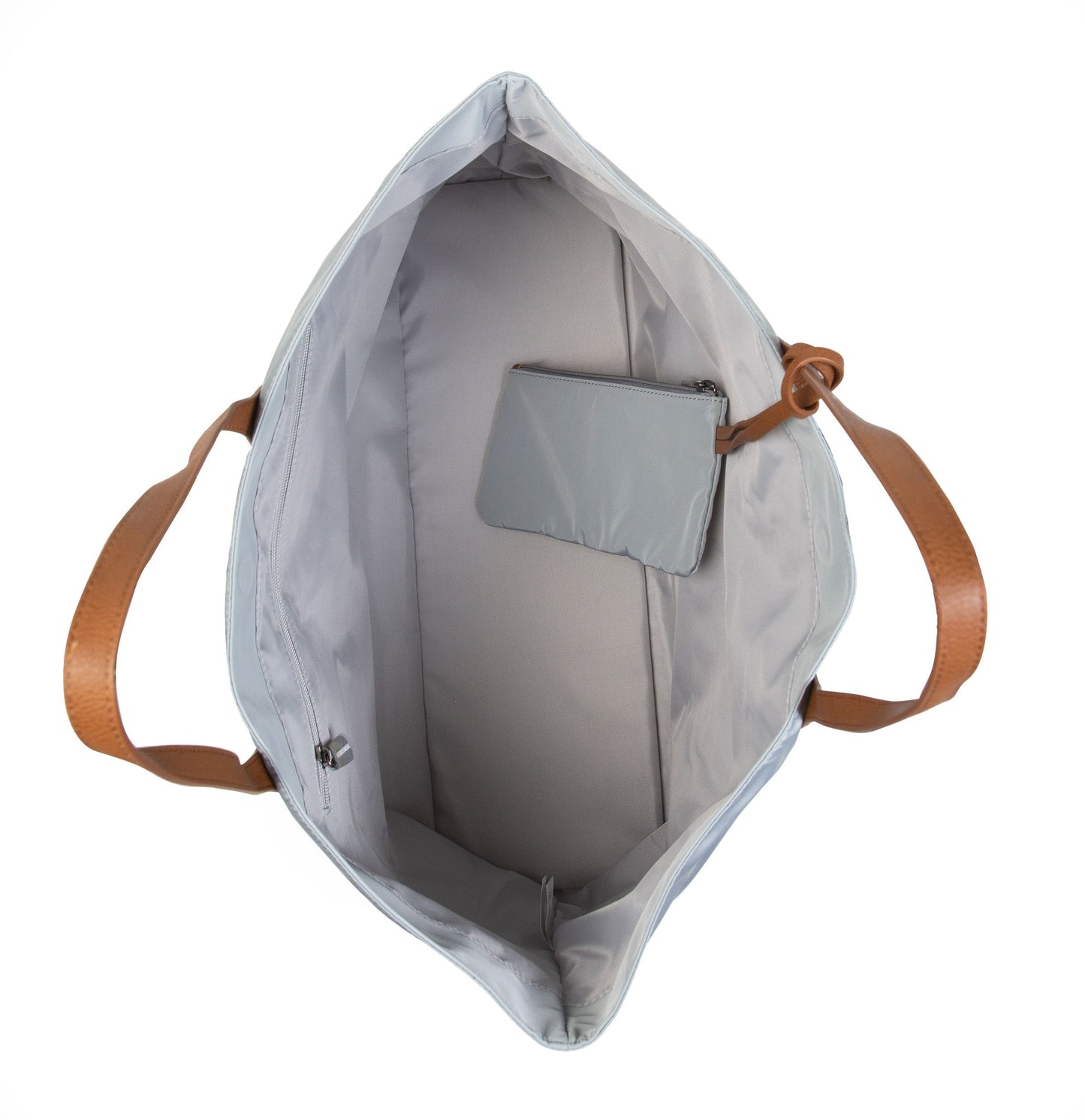 sac à langer GRIS CLAIR - accessoire grossesse et maternité idéal et indispensable - allaitement - ma Graine de Cigogne