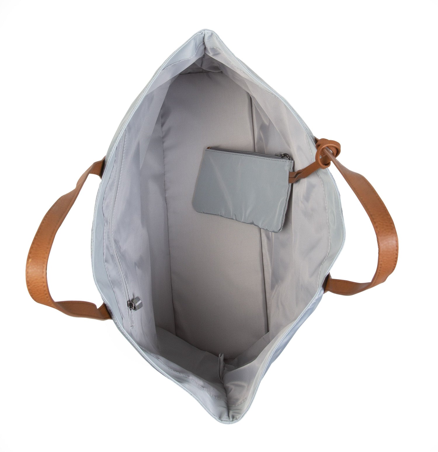 sac à langer GRIS CLAIR - accessoire grossesse et maternité idéal et indispensable - allaitement - ma Graine de Cigogne