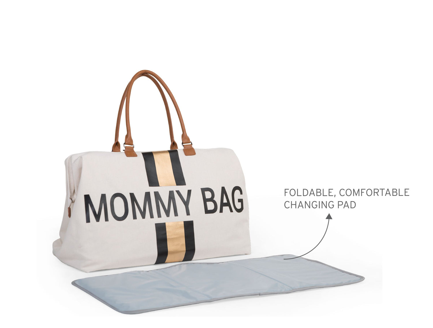 sac à langer de très haute qualité NOIR OR - accessoire de maternité parfait - ma Graine de Cigogne