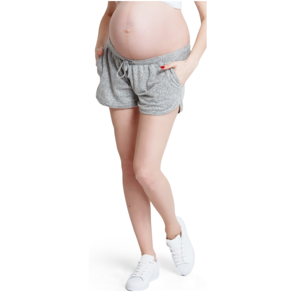 short de grossesse confortable et décontracté